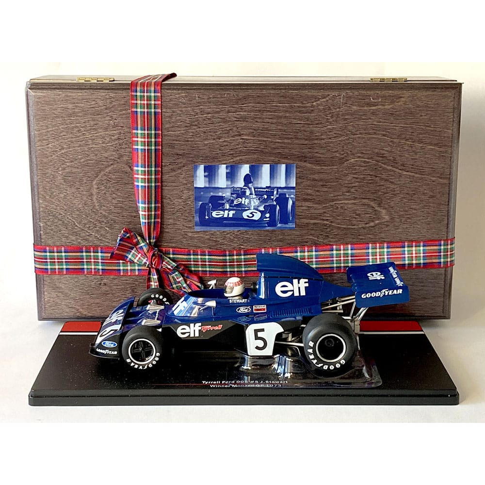 Jackie Stewart signature Tyrrell 006 Monaco Box Set