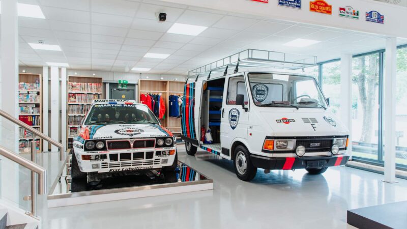 Lancia Delta Integrale and Fiat service van