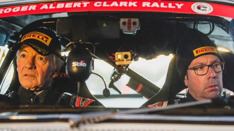 Tony Jardine and Allan Harryman on roger Albert Clark Rally