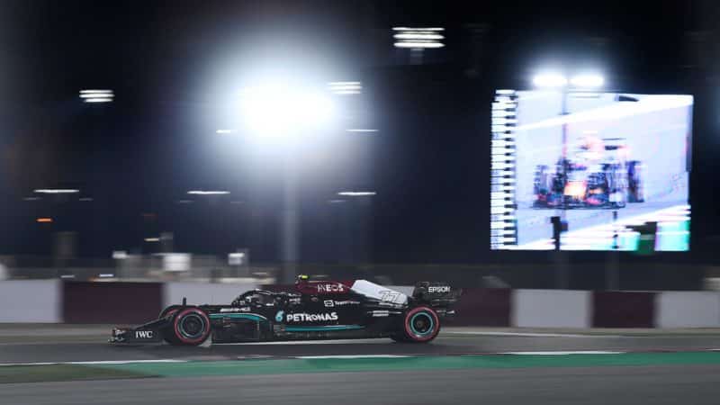 Valtteri Bottas during the 2021 Qatar Grand Prix