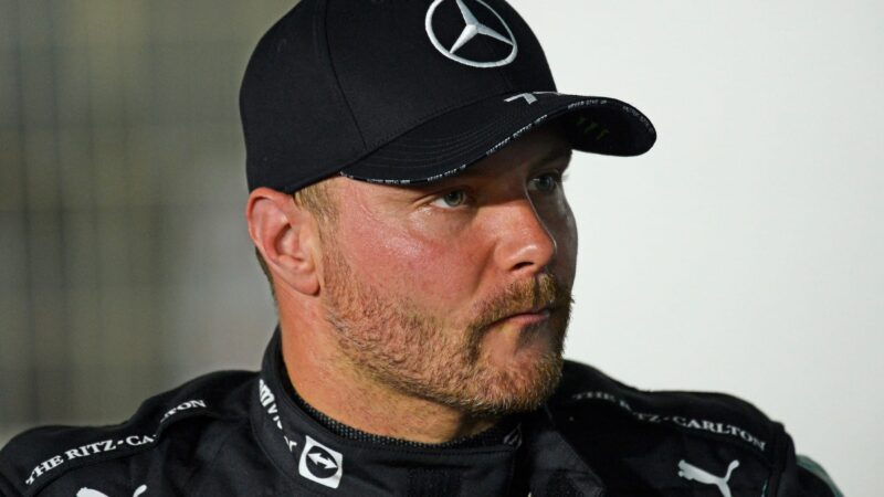 Valtteri Bottas in Mercedes racesuit