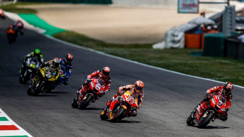 Danilo Petrucci leads at Mugello in 2019