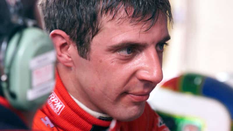 17 Nov 2000: Jason Plato of the Holden Racing Team in his teams pit during the V8 Supercars practice session at Mount Panorama, Bathurst, Australia. X Digital Image. Mandatory Credit: Nick Wilson/ALLSPORT