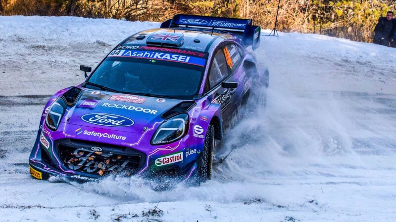 Gus Greensmith Monte Carlo Rally 2022