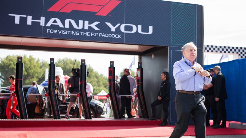 Jean Todt in F1 paddock