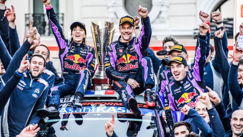 M-Sport podium Monte Carlo Rally 2022