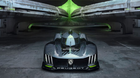 Peugeot reveals pictures of wingless Le Mans Hypercar on track – gallery