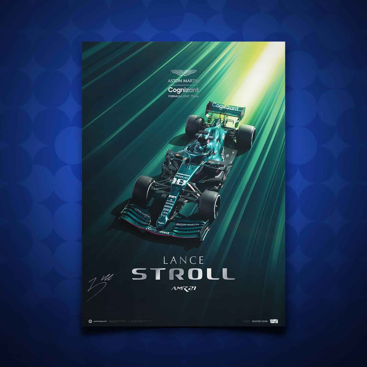 Lance Stroll - Signed - Aston Martin Cognizant Formula One™ Team - 2021 | Collector's Edition