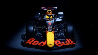 Red Bull launches 2022 RB18 car but admits ‘it won’t look like this at first race’