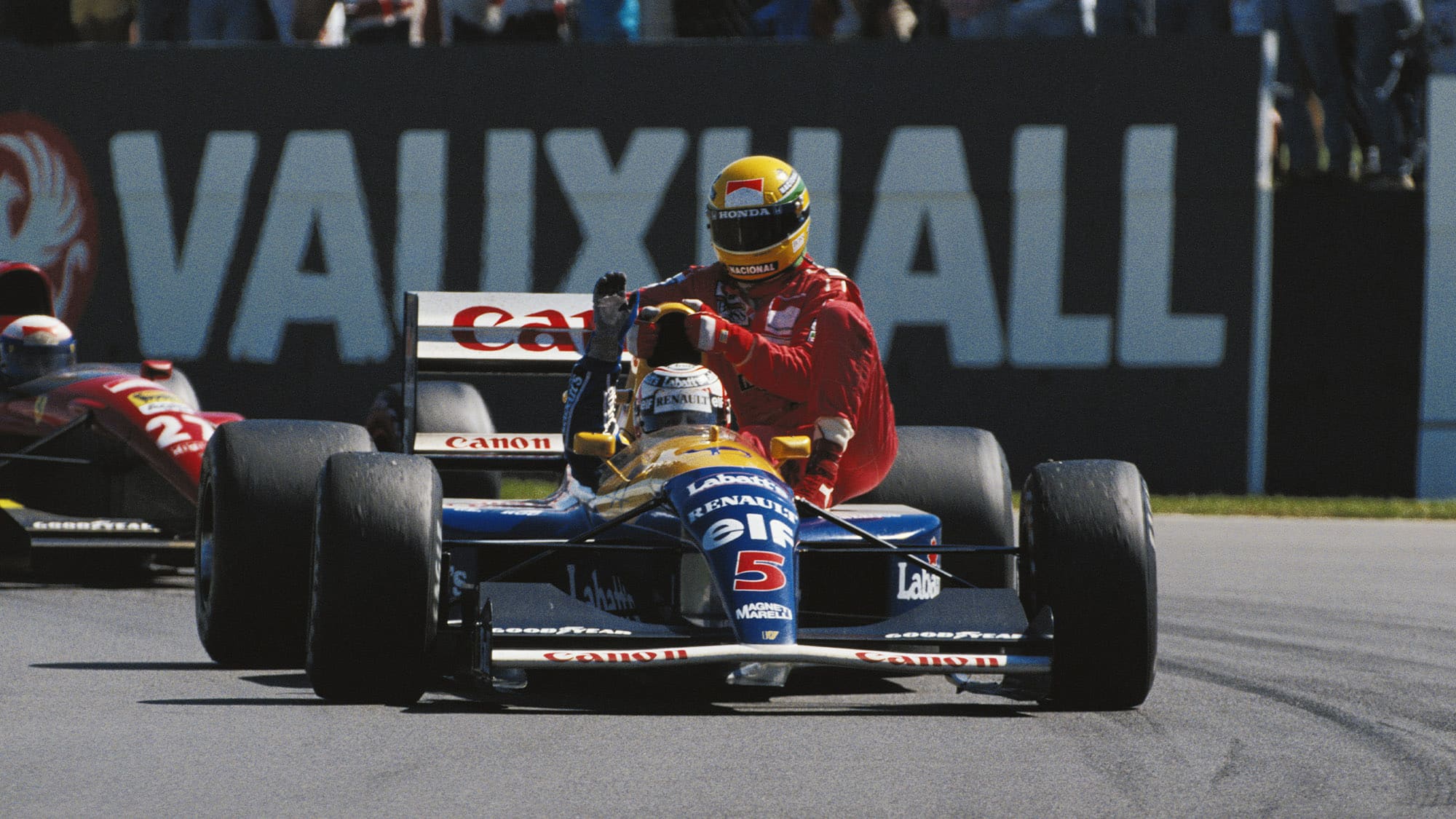 Nigel Mansell's 1991 Williams that carried Senna sells for €4m