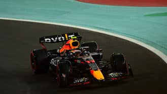 Perez takes surprise debut pole in incident-packed Saudi Arabian GP qualifying
