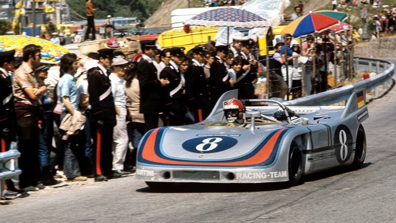 Vic Elford in Porsche 908 on 1971 Targa Florio