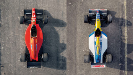 Mansell’s winning F1 machines: up close with momentous Ferrari and Williams