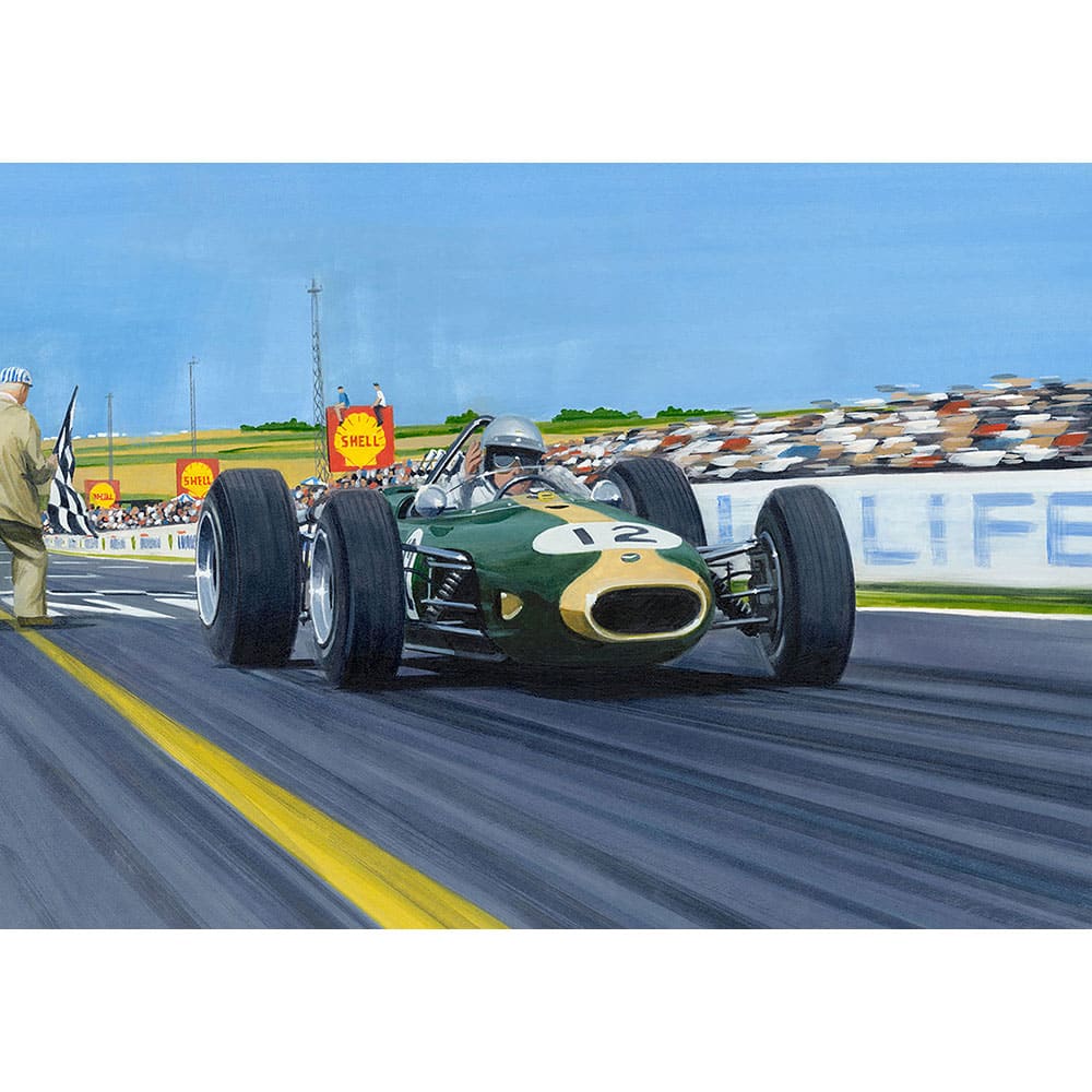 Jack Brabham | Brabham BT19 | 1966 French GP | Limited Edition Print