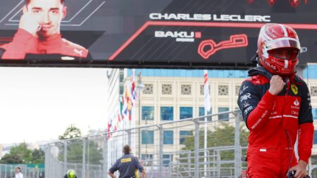 ‘I’m excited for the race’, says polesitter Leclerc after 2022 Azerbaijan GP qualifying