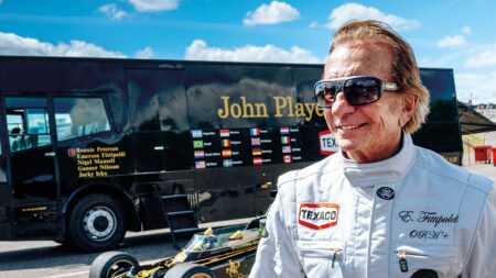 Back in black: Lotus and Emerson reunited at Brands Hatch