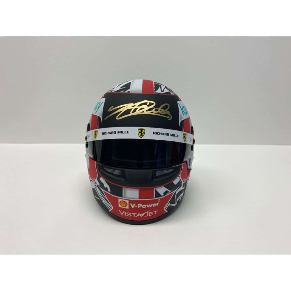 Charles Leclerc Signed 2021 Mini Helmet