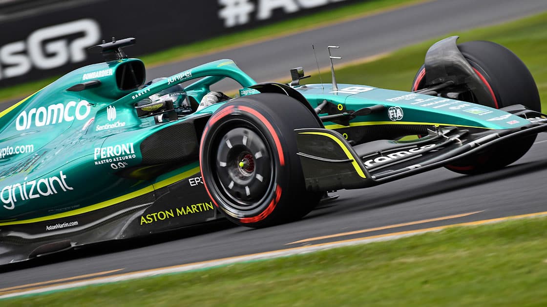 3 Aston Martin F1 driver Lance Stroll at the 2022 Australian GP