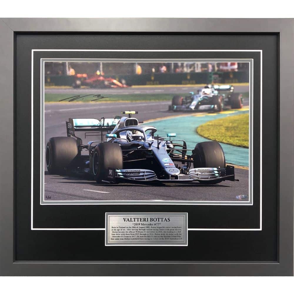 Valtteri Bottas 2019 Leading The Way Signed Photo
