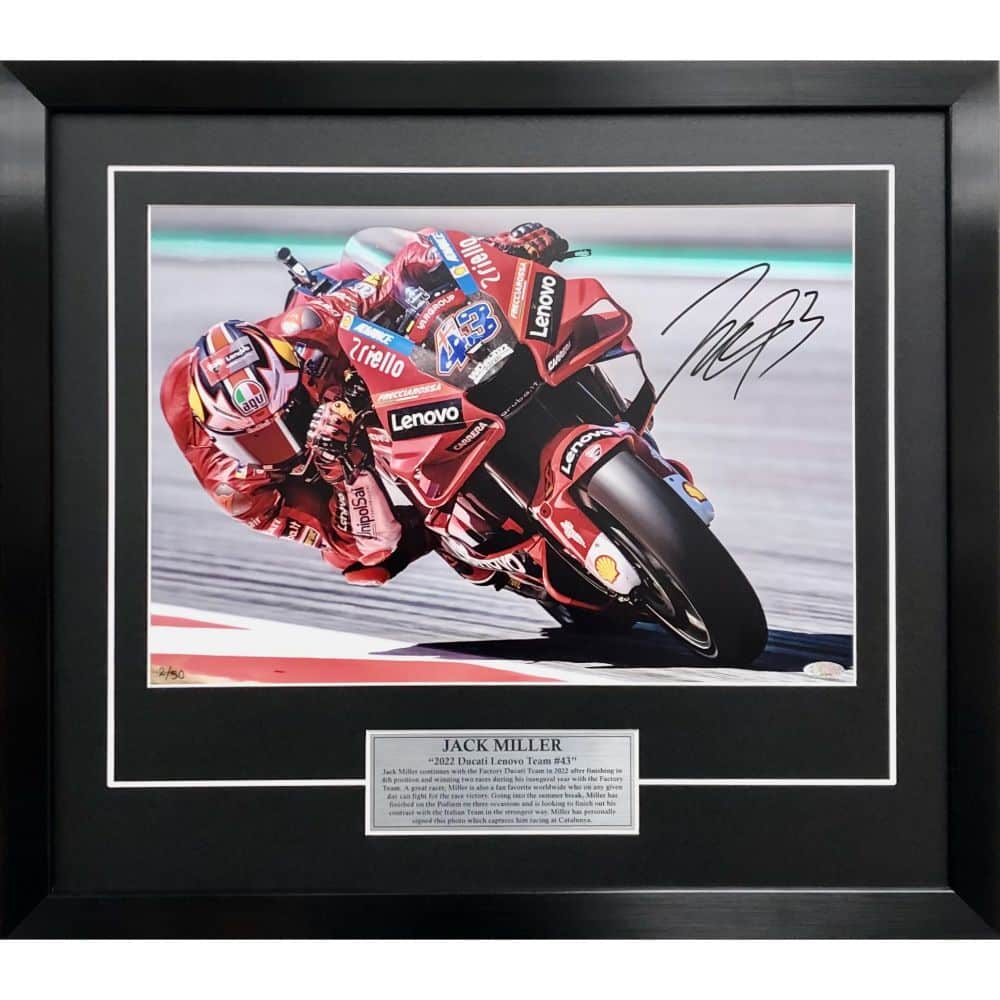 Jack Miller 2022 Catalunya Front On Signed Photo