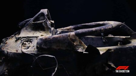 Remains of Grosjean’s burned Haas to go on display at F1 exhibition