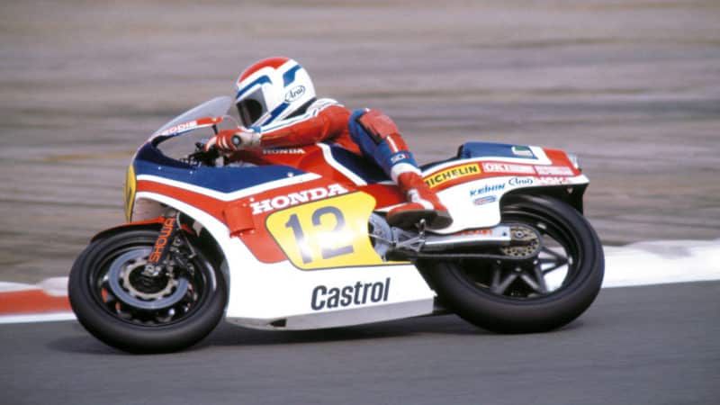 Freddie Spencer on Honda NS500