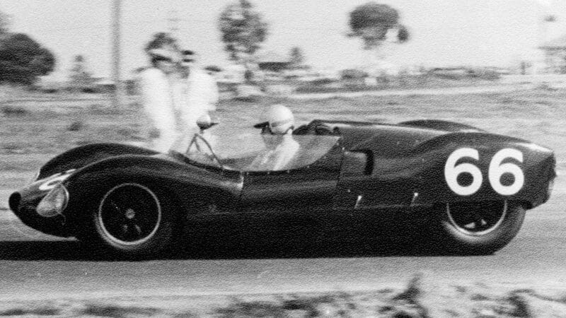Bib Stillwell in ex-Stirling Moss-Keele