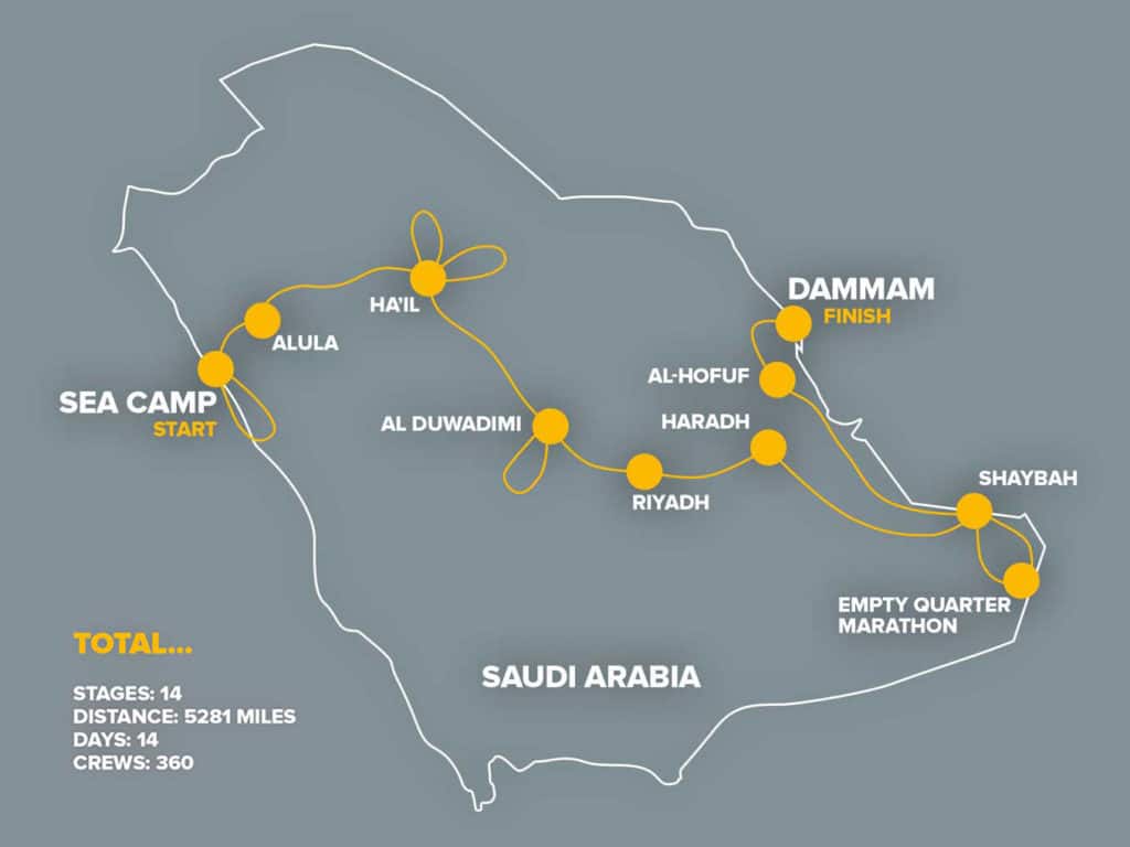 Dakar-Rally-Map