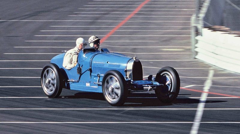 Dreyfus’s racing in the Bugatti