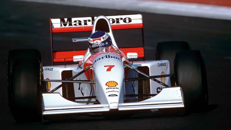 Häkkinen on track in McLaren