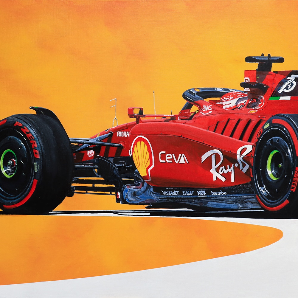 Charles Leclerc | 22 | Ferrari | Limited Edition Print | By James Stevens