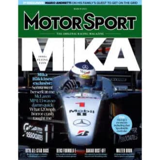 Product image for March 2023 | Mika Häkkinen | Motor Sport Magazine