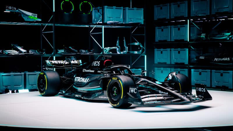 2023 Mercedes W14 F1 car