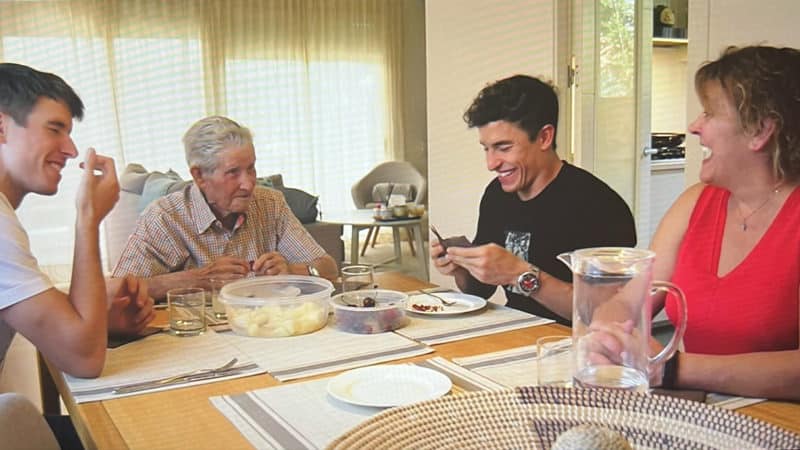 Marc Marquez has mean with his family in new documentary