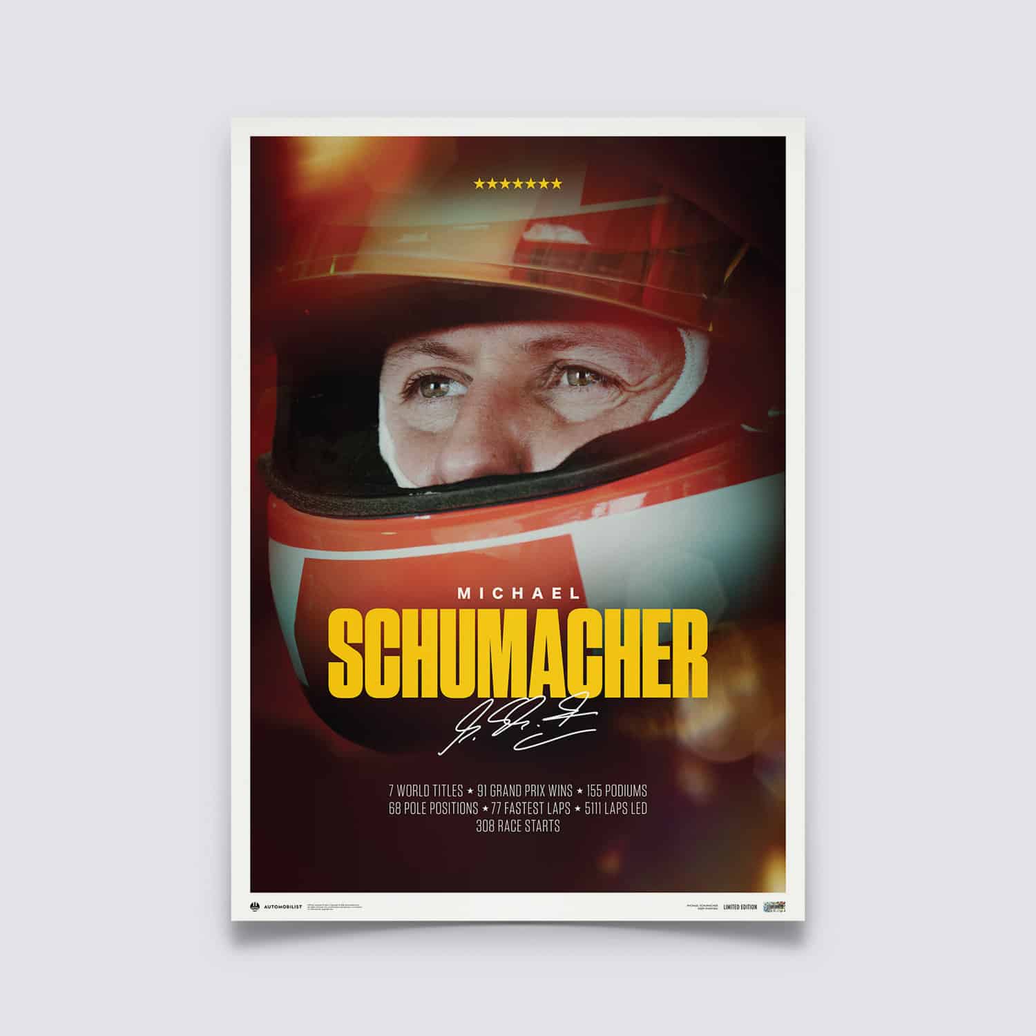 Michael Schumacher - Keep Fighting - 2023 Poster