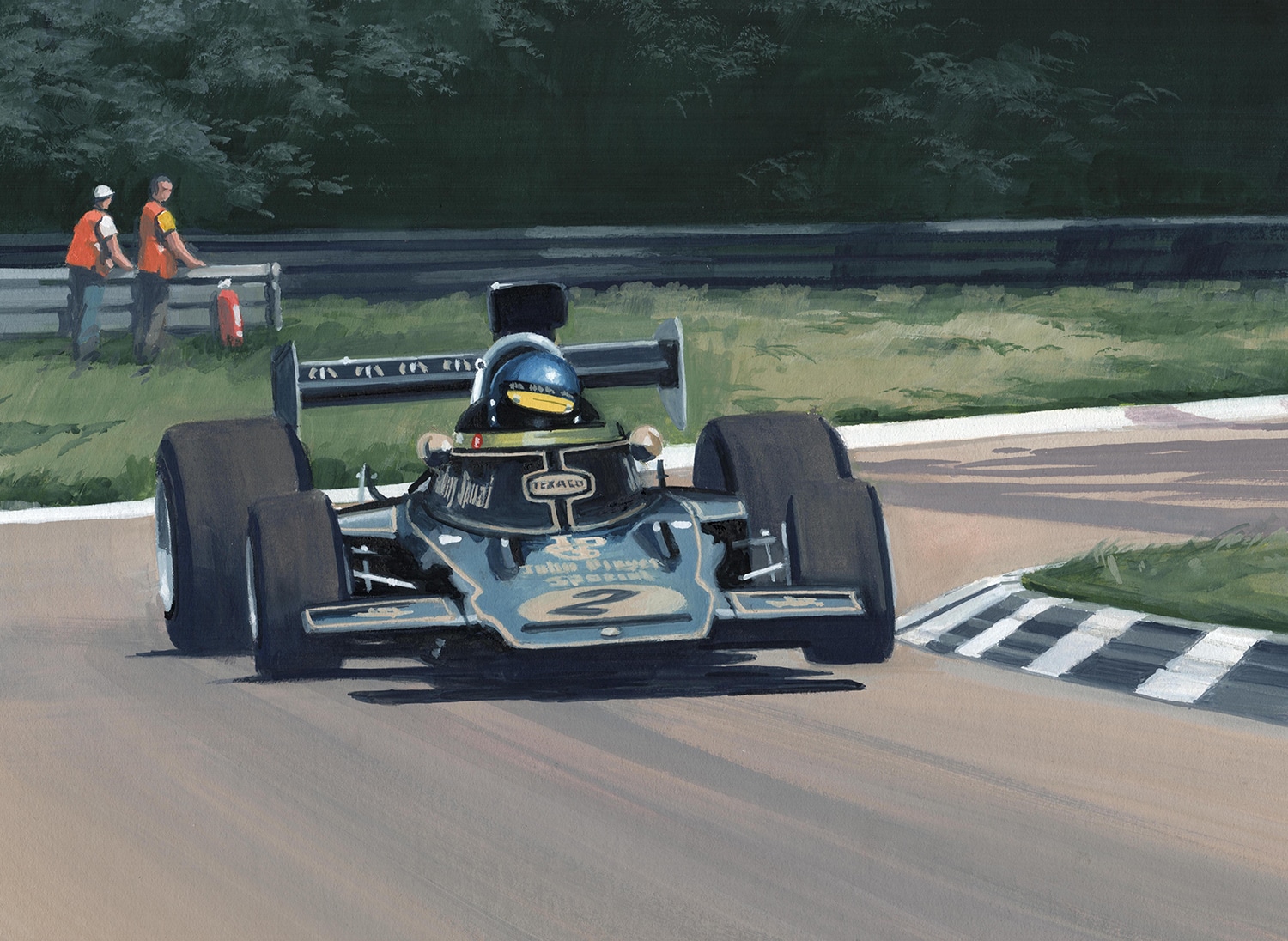 Ronnie Peterson, Lotus 72D, 1973 Italian GP | Martin Tomlinson | Limited Edition Print