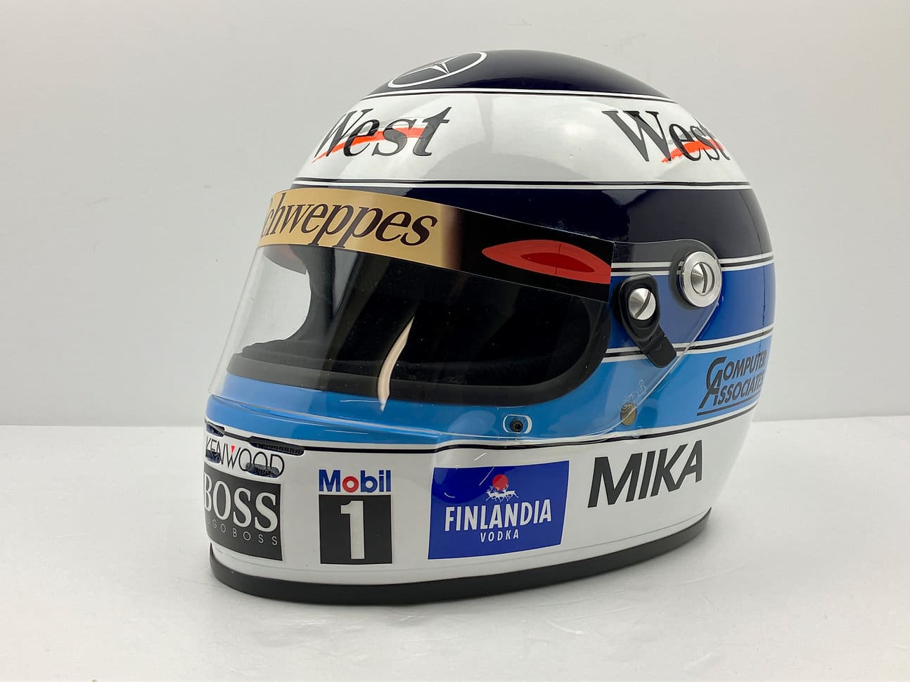 Mika Hakkinen full size display helmet