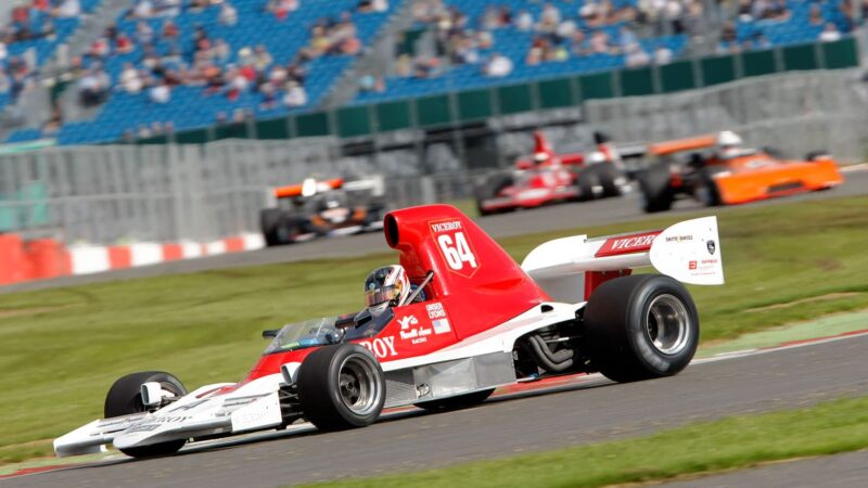 Classic F5000 machinery at Silverstone