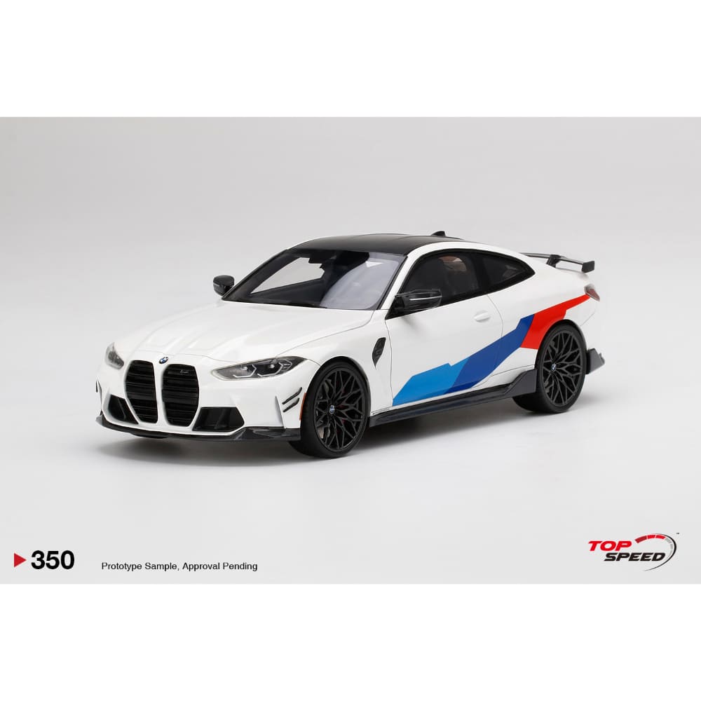 1/18 Scale BMW M4 M-Performance (G82) Alpine White Model Car