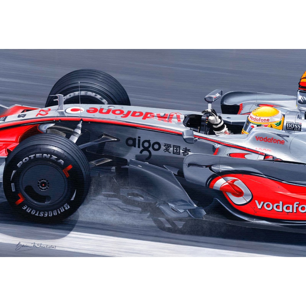 Lewis Hamilton 'Lewis II' Giclee Print Medium