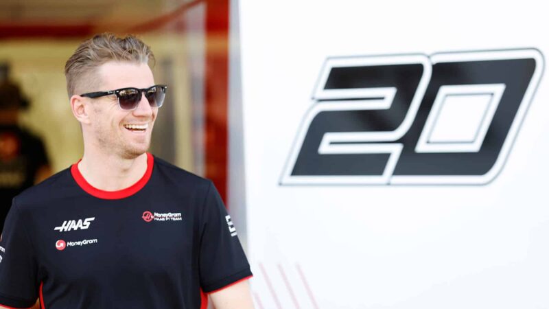 2 Nico Hulkenberg Haas F1 team test 2023