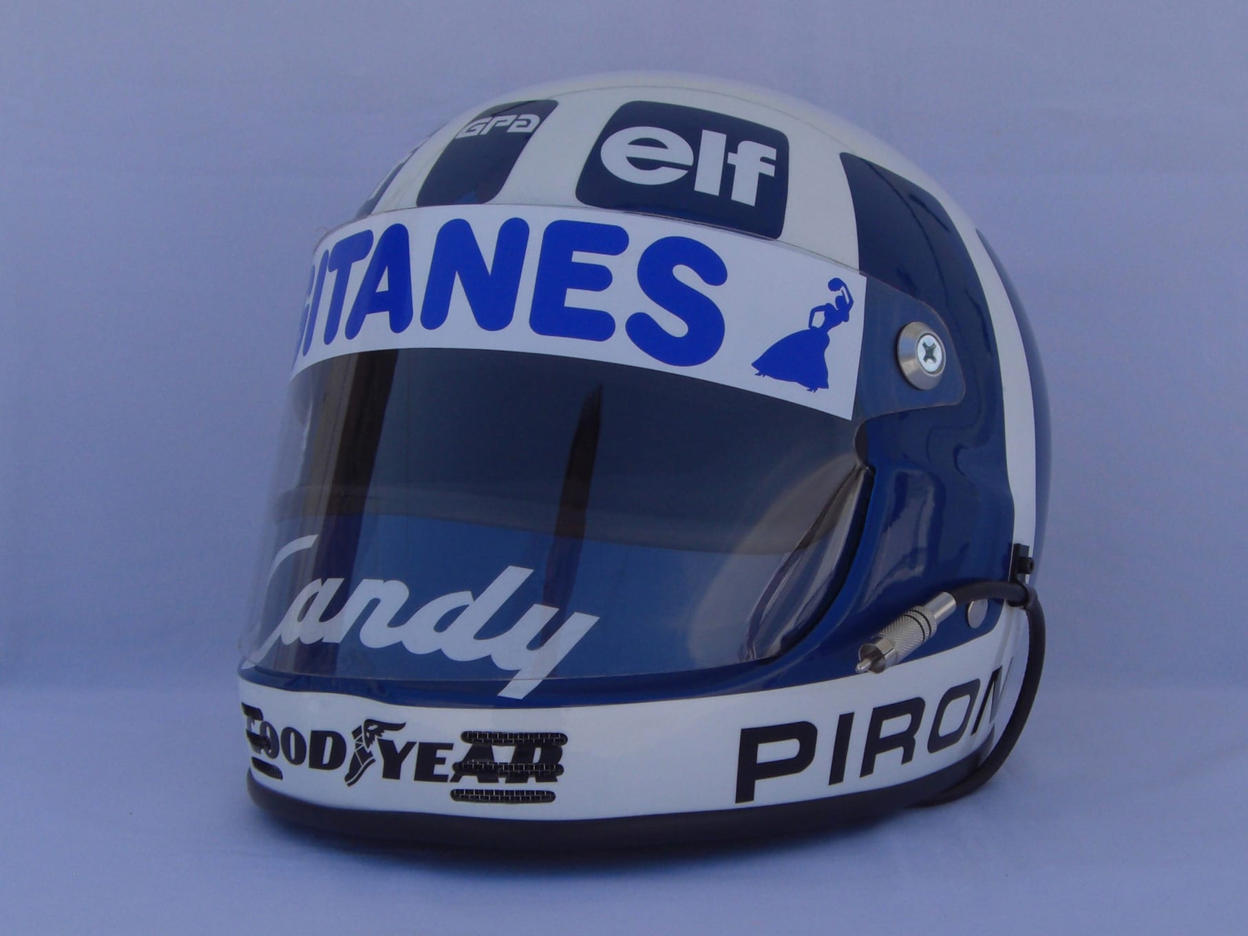 Didier Pironi 1980 | Replica Formula 1 Helmet | Ligier F1