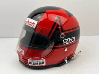 Product image for Gilles Villeneuve full size Ferrari display helmet