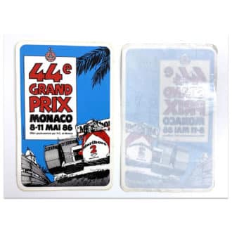 Product image for Monaco Grand Prix 1986 Sticker | Original vintage double sticker