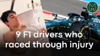 Video: F1 drivers who raced through injury
