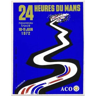 Product image for Le Mans 24 Hours 1972 Sticker | Original vintage sticker