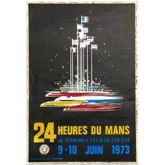 Product image for Le Mans 24 Hours 1973 Sticker | Original vintage sticker