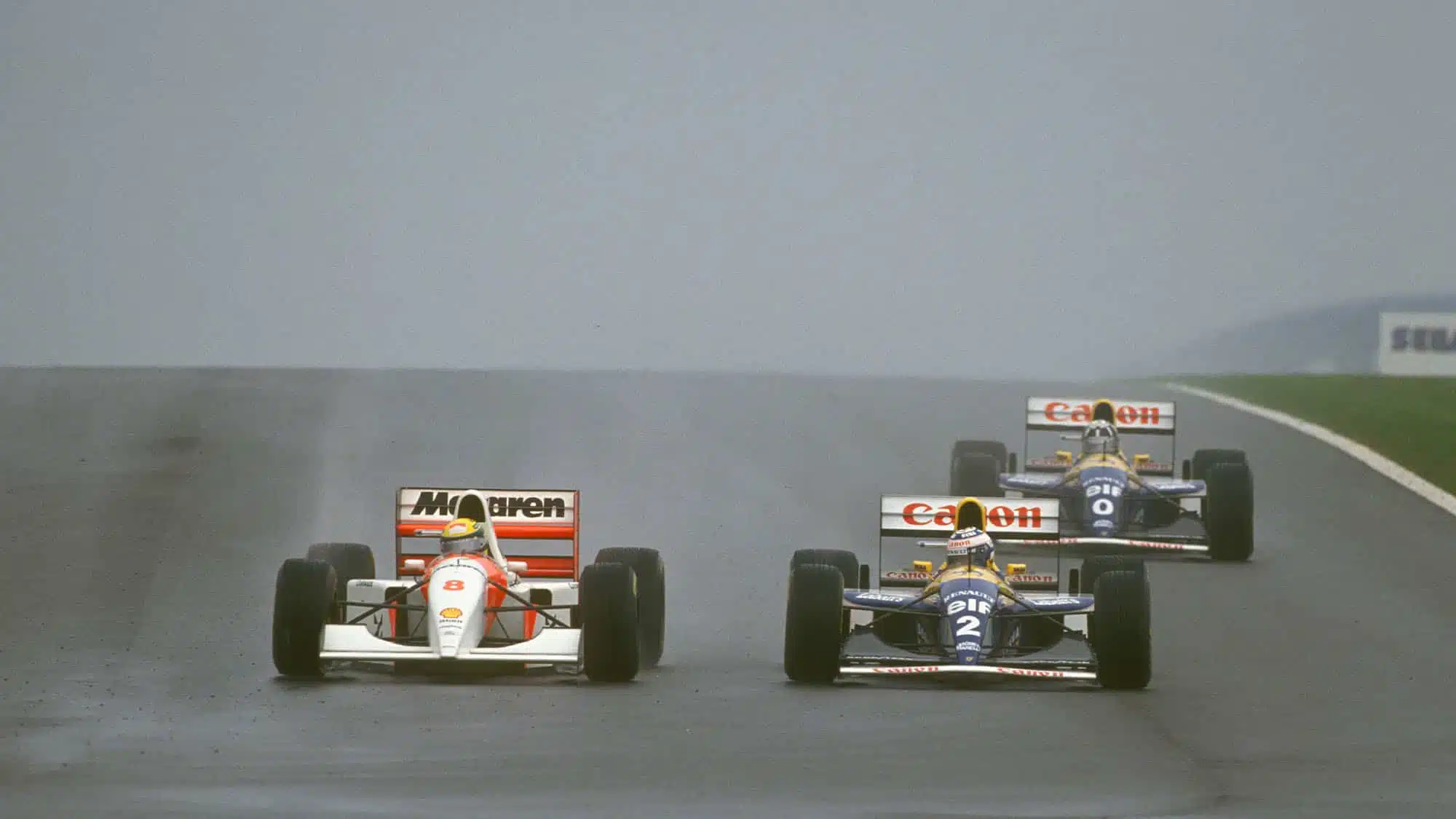 Ayrton Senna McLaren 1993 European GP Donington