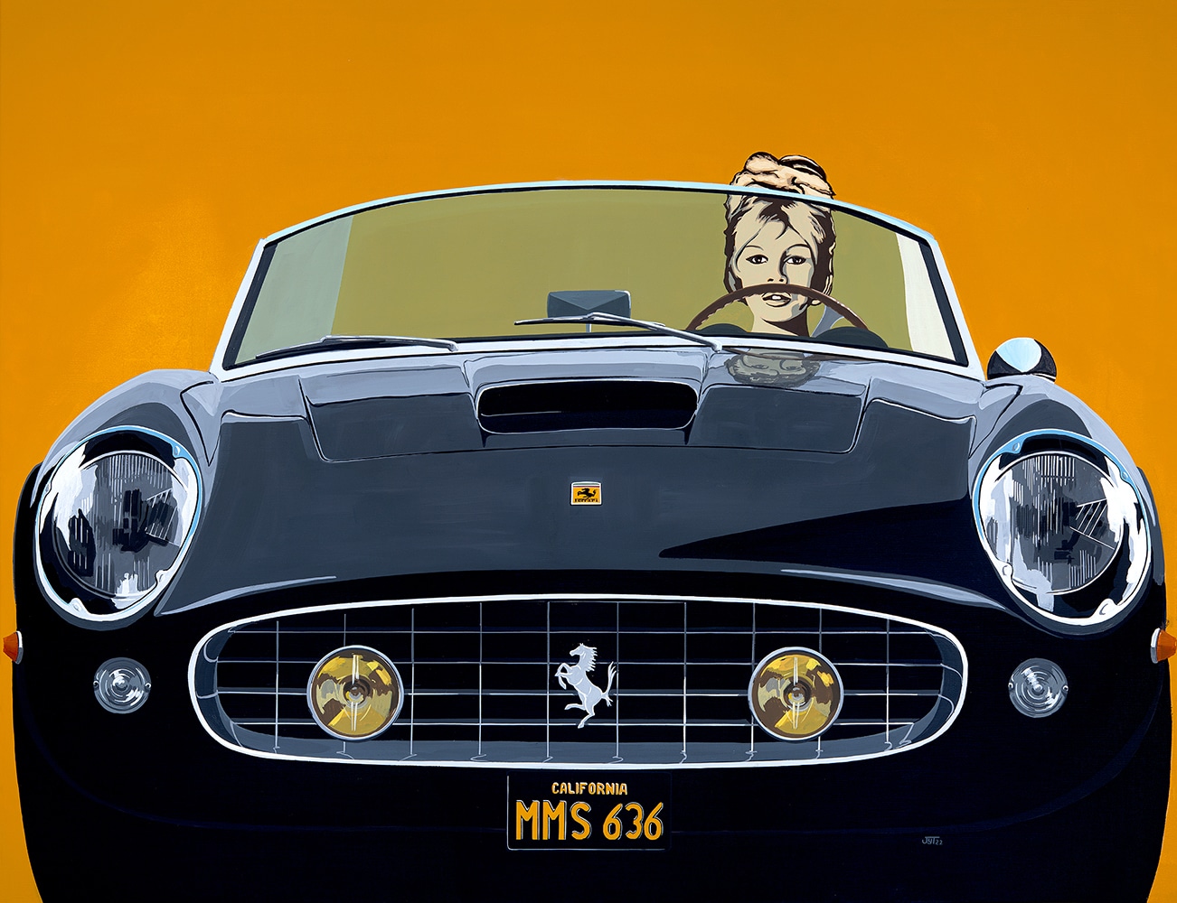 Brigitte | Ferrari 250 GT California | Jean-Yves Tabourot | Limited Edition print