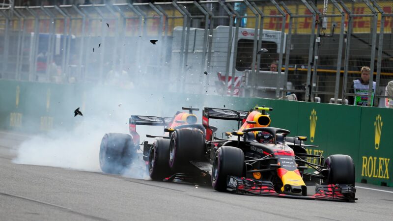 Ricciardo and Verstappen's explosive Baku crash: team-mate battle